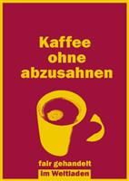 Kaffeeplakat rot